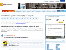 Tablet Screenshot of agentiideturism.infoturism.ro